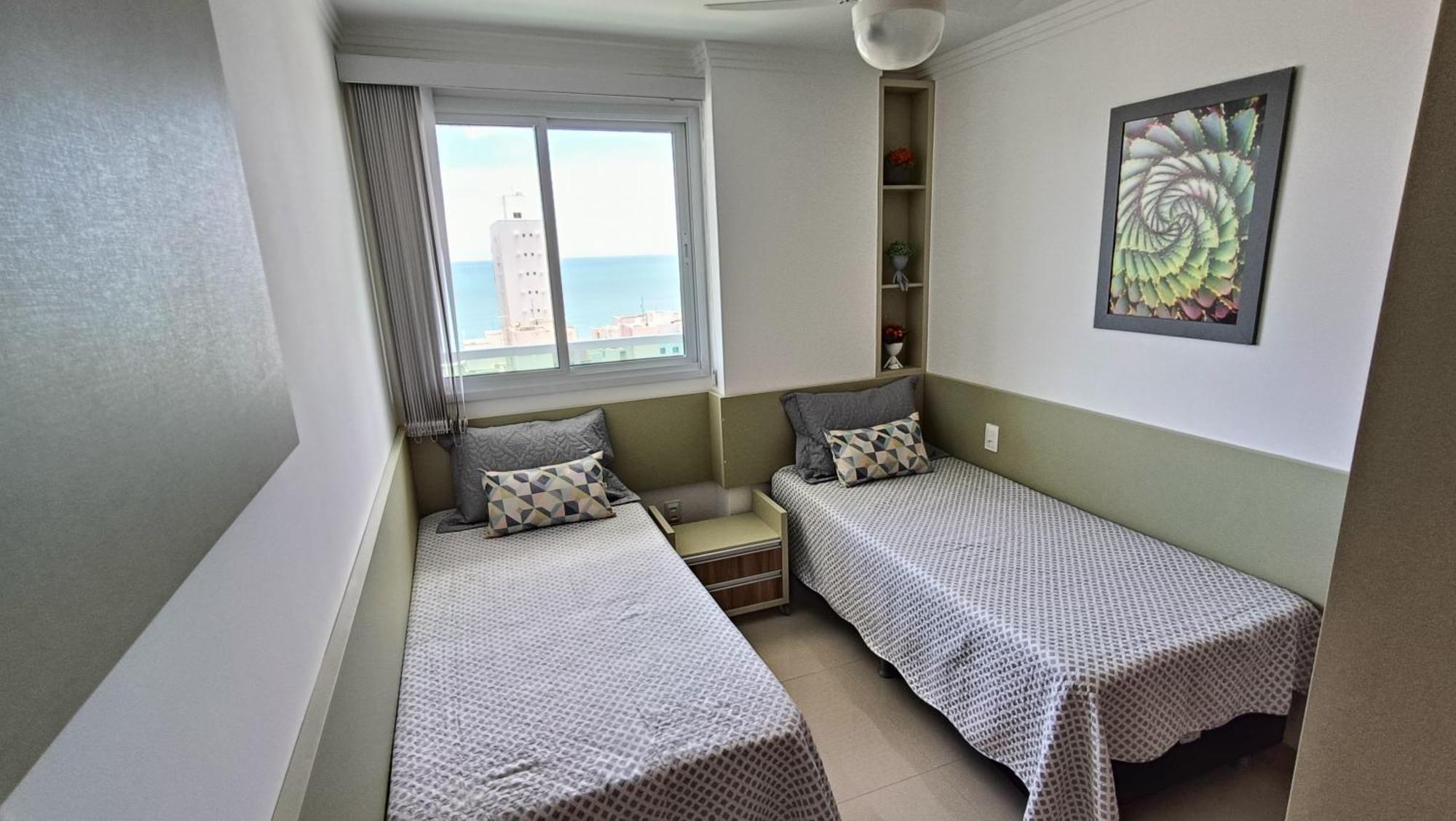 Magnifico Apto Com Vista Para O Mar, 2 Quartos, Maximo 6 Pessoas!!! Guarapari Bagian luar foto